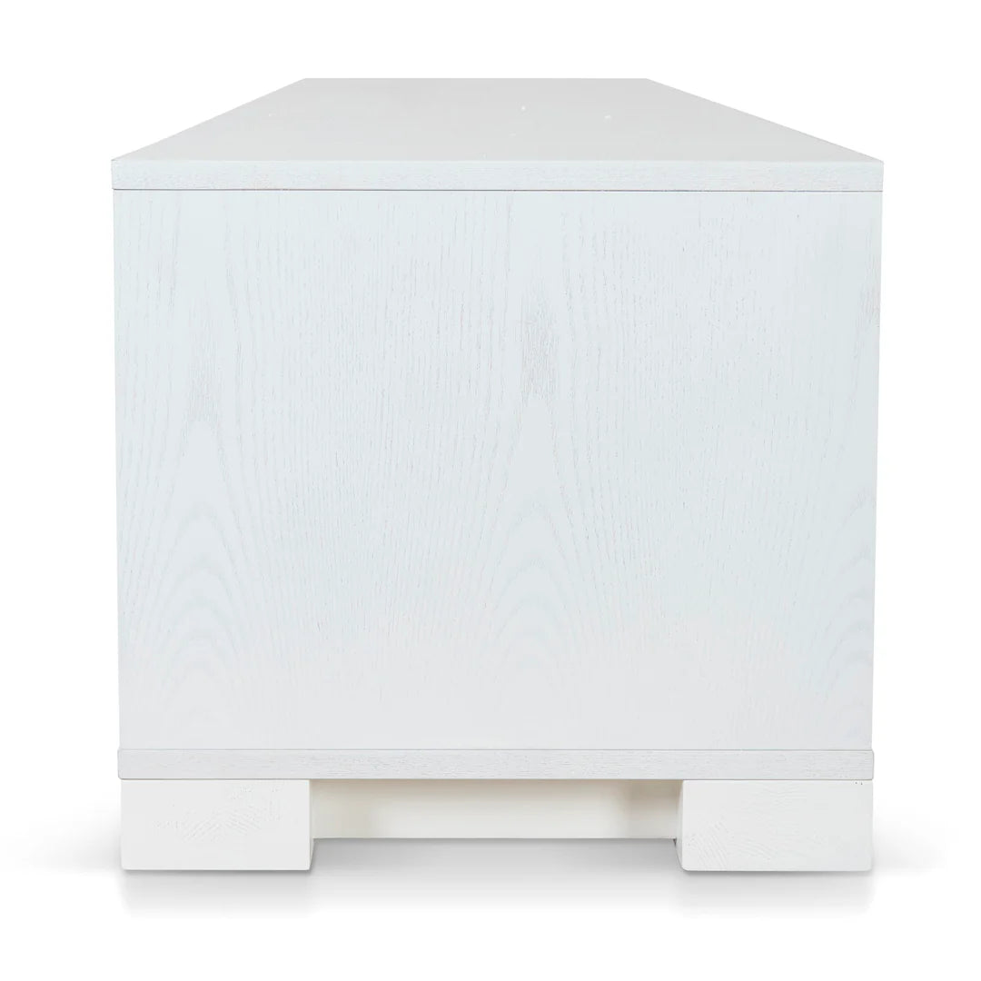 Contour Nest White TV Entertainment Unit 2.3m