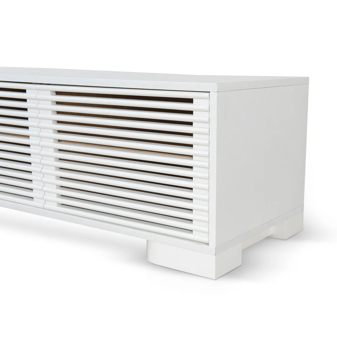 Contour Nest White TV Entertainment Unit 2.3m