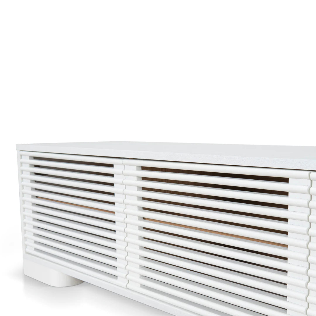 Contour Nest White TV Entertainment Unit 2.3m