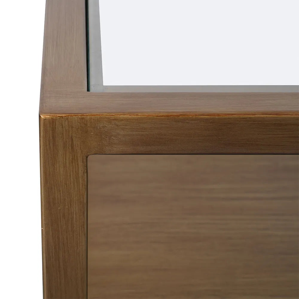 Sadie Square Coffee Table - Antique Gold