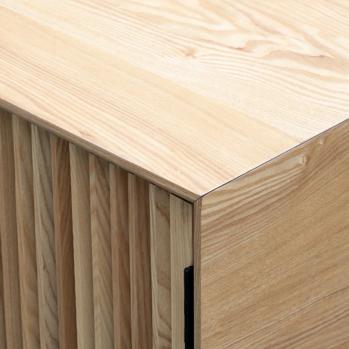 Natural Ash Veneer 2m Entertainment TV Unit