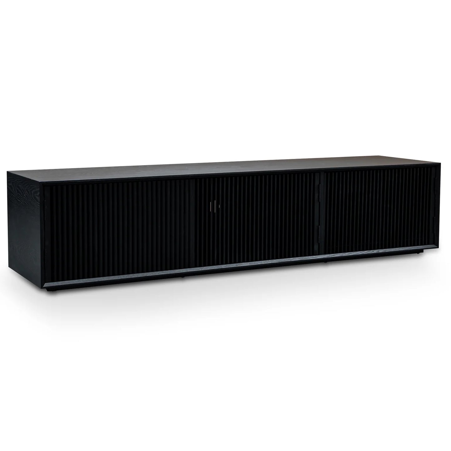 Black Veneer 2m Entertainment TV Unit