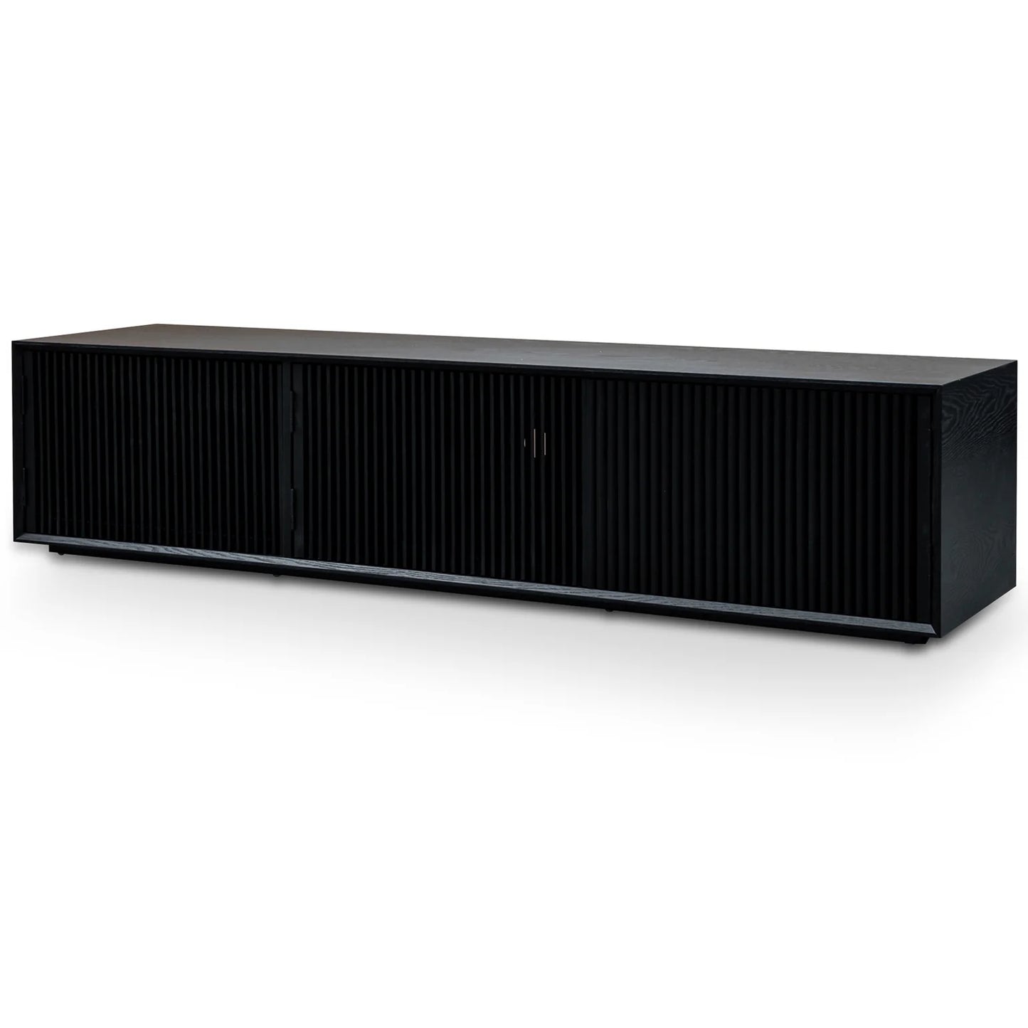 Black Veneer 2m Entertainment TV Unit