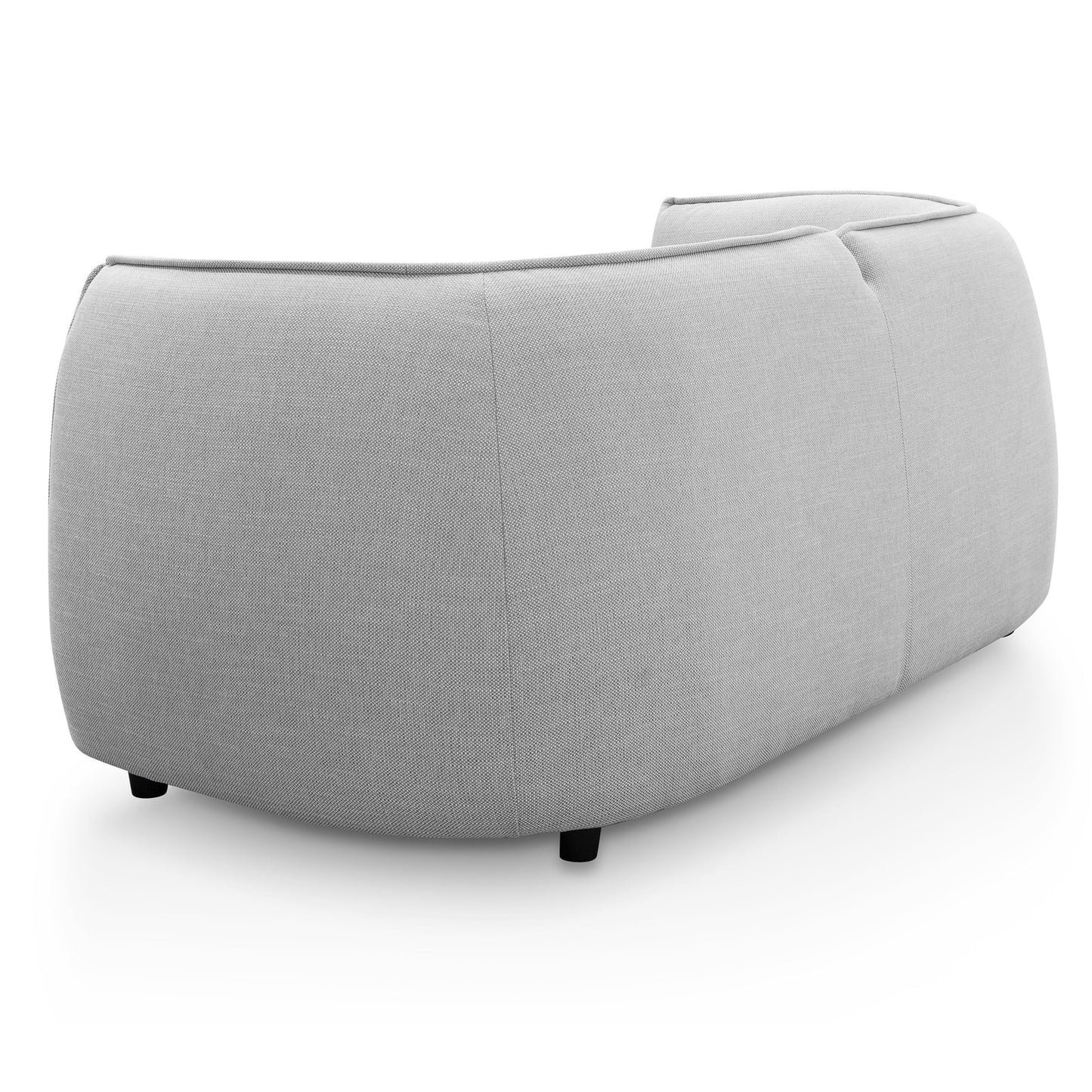 Michel 2 Seater Fabric Sofa- Light Texture Grey