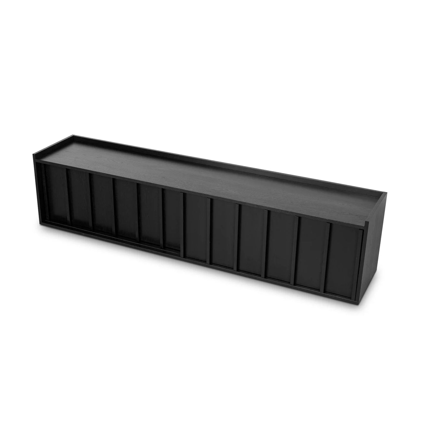 Horizon 2m TV Entertainment Unit - Black