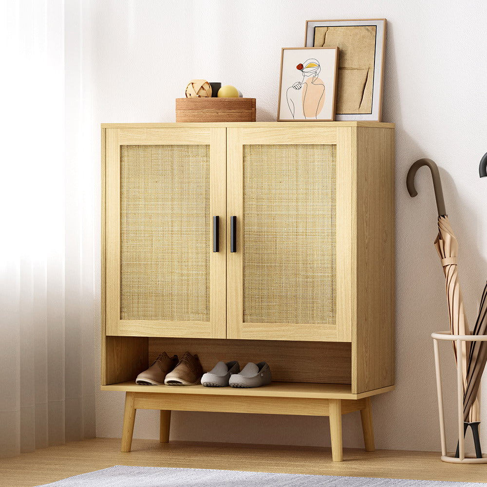 Briony Rattan Shoe Cabinet