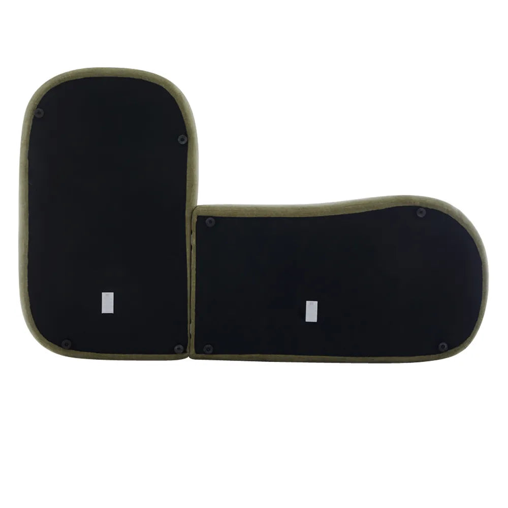 Greenwich 3 Seater Left Chaise Sofa - Sage Chenille