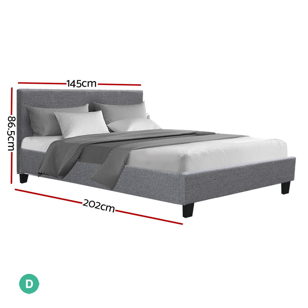 Neo Grey Bed Frame - Double