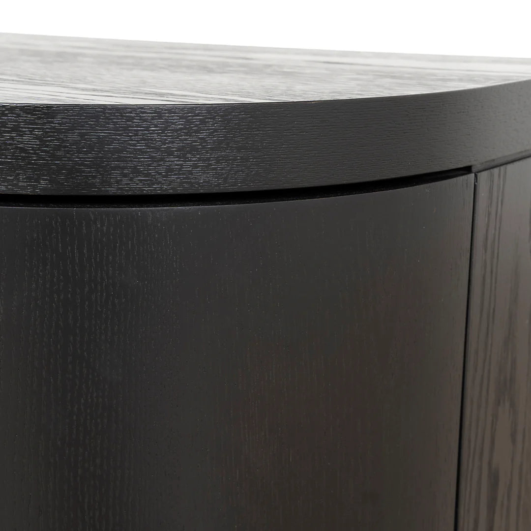 Jetstream TV Entertainment Unit - Textured Espresso Black 2.15m