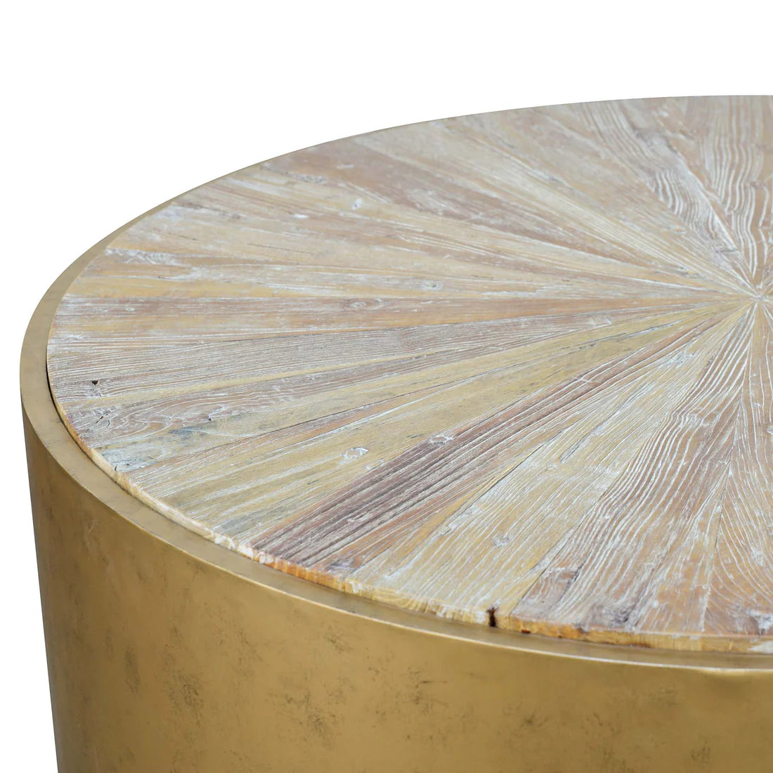 Junifer Round Elm Coffee Table