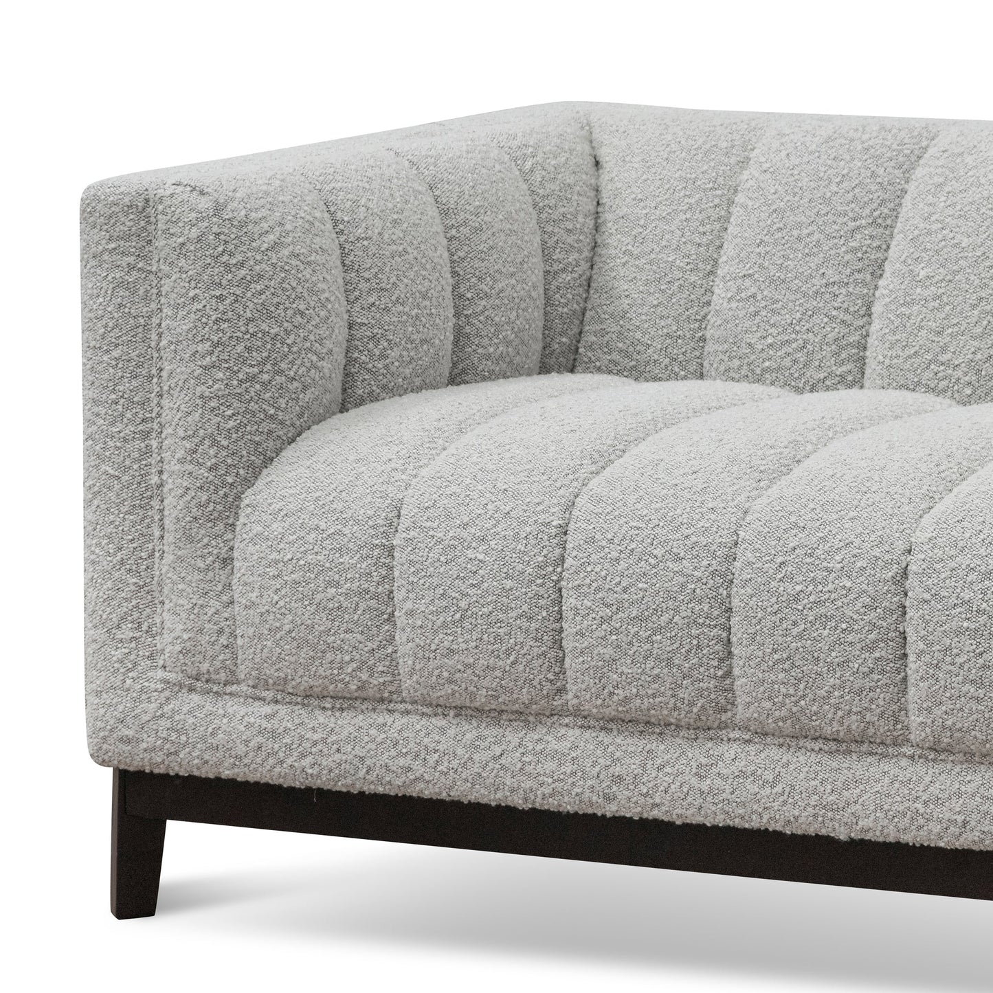 Charlotte 3 Seater Sofa -Light Grey