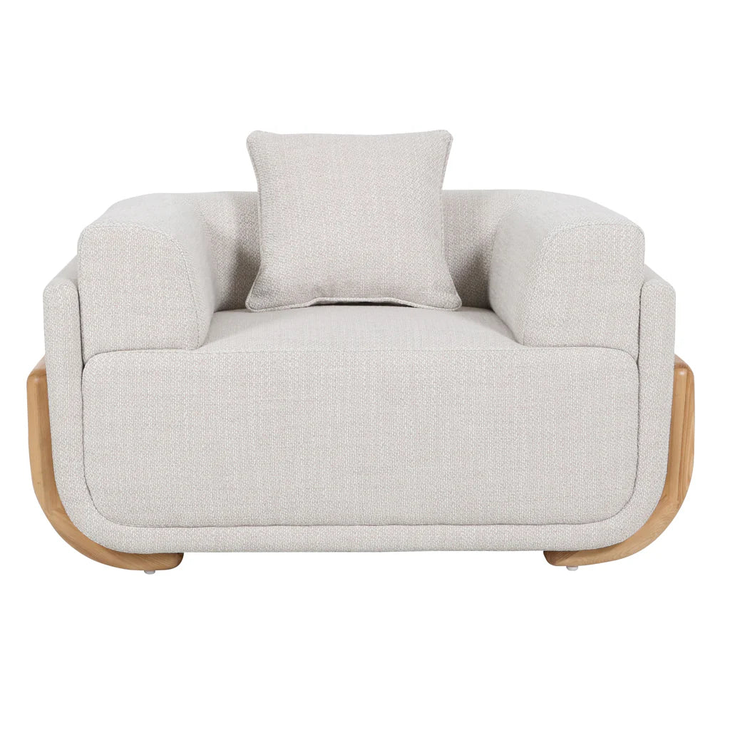 Leslie Armchair - Beige Linen