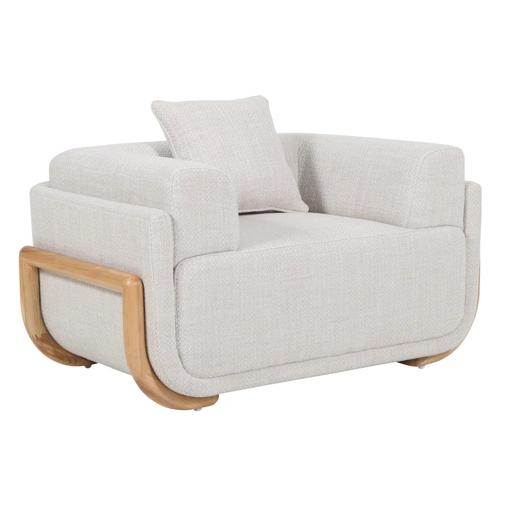 Leslie Armchair - Beige Linen