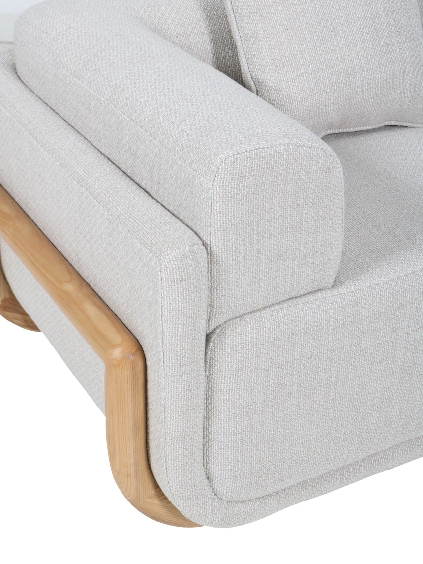 Leslie Armchair - Beige Linen