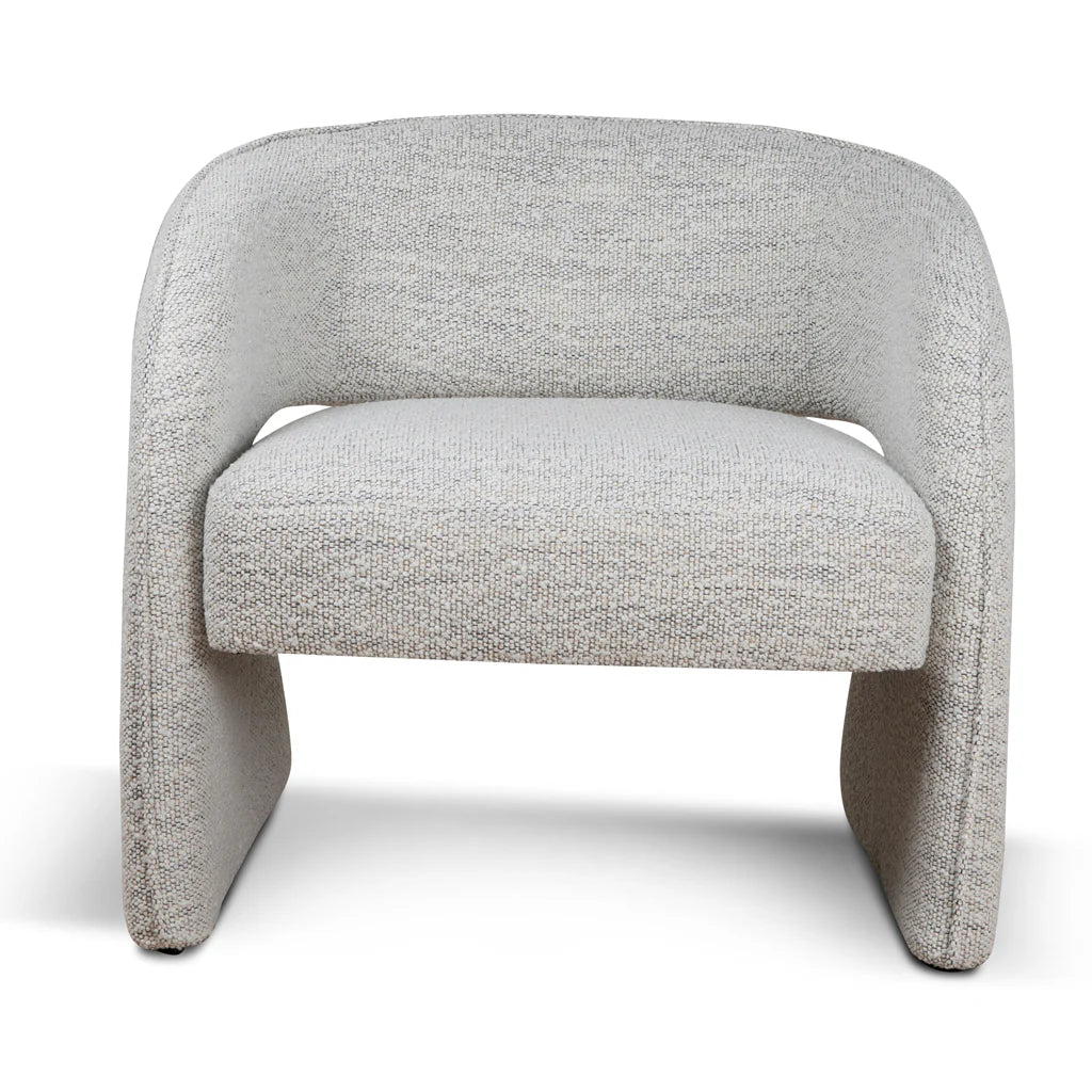 Magda Fabric Armchair - Fog Grey