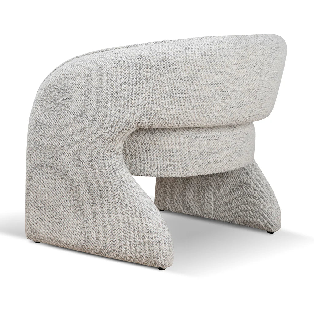 Magda Fabric Armchair - Fog Grey