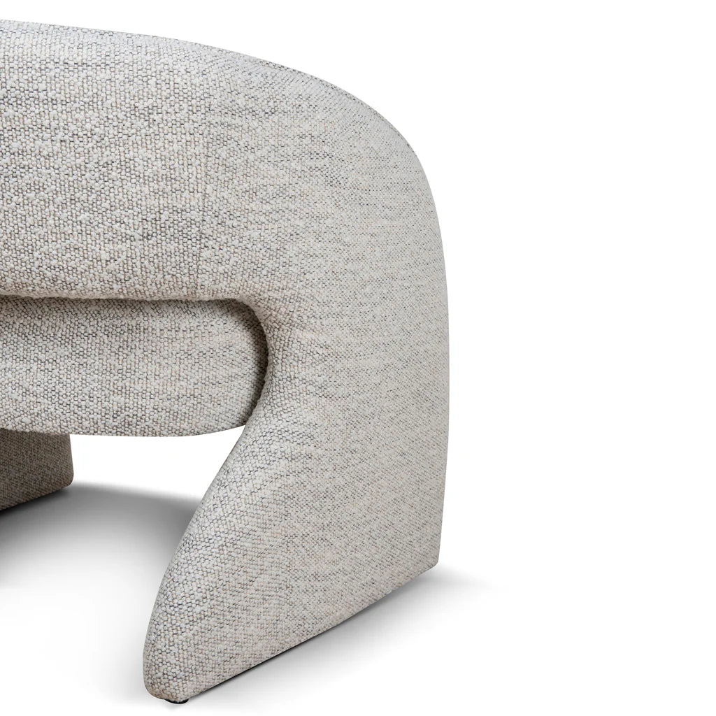 Magda Fabric Armchair - Fog Grey