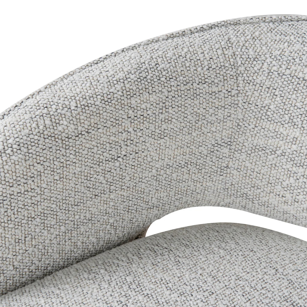 Magda Fabric Armchair - Fog Grey