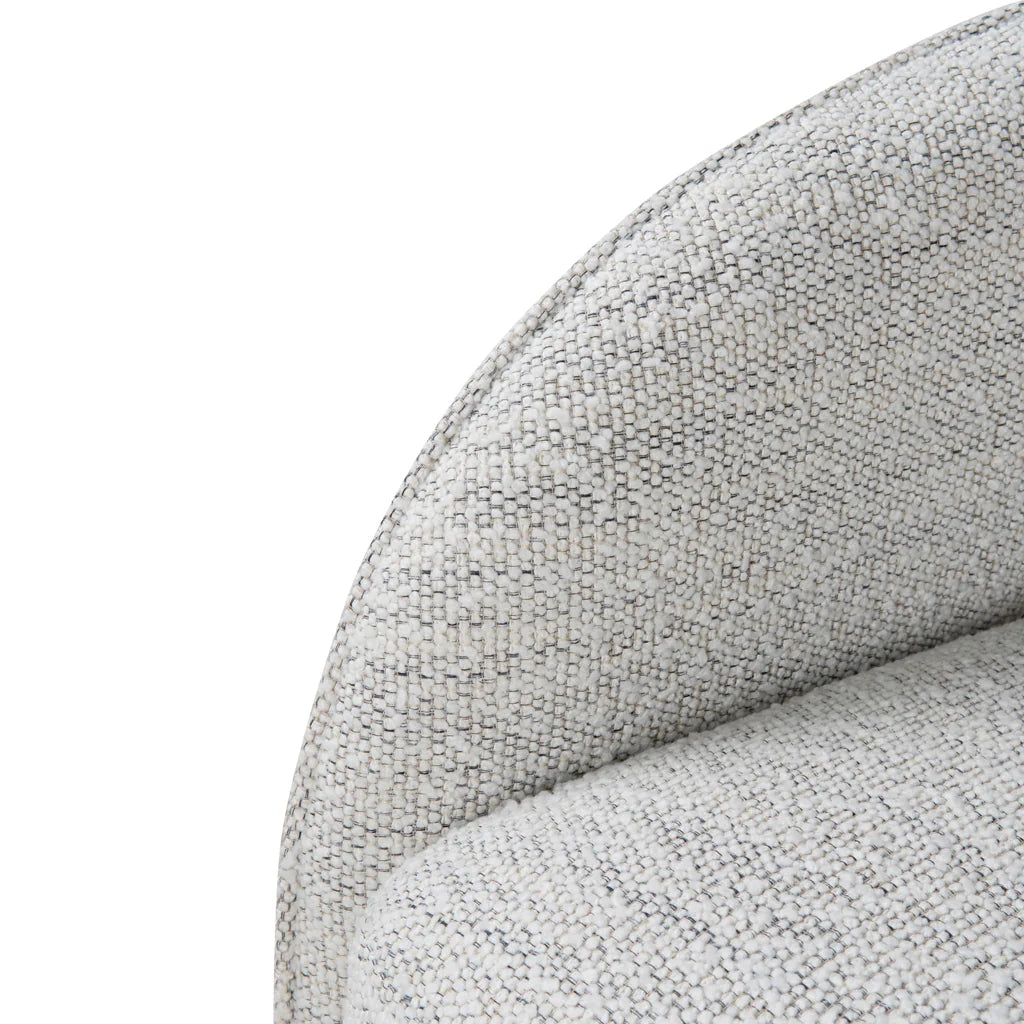 Magda Fabric Armchair - Fog Grey