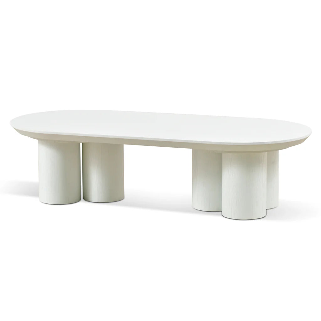 Mortise Coffee Table - White