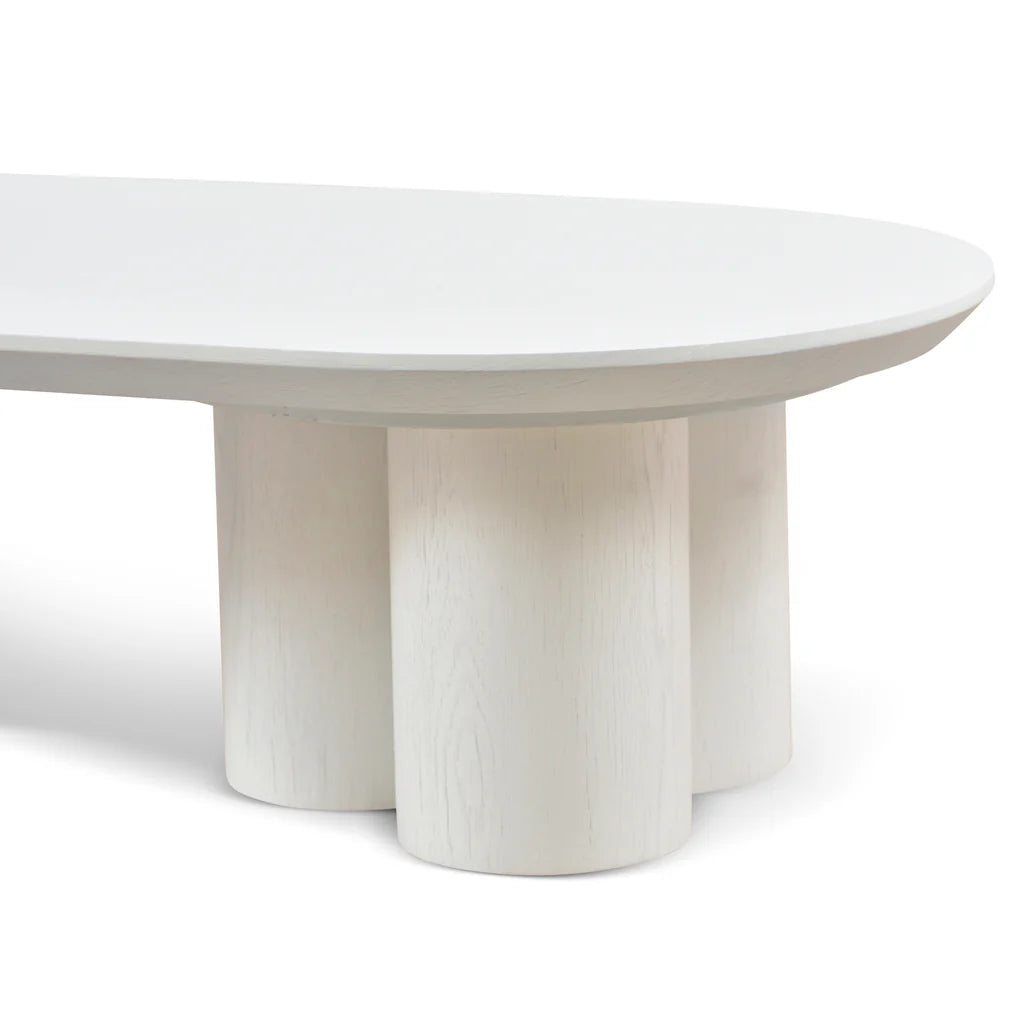 Mortise Coffee Table - White