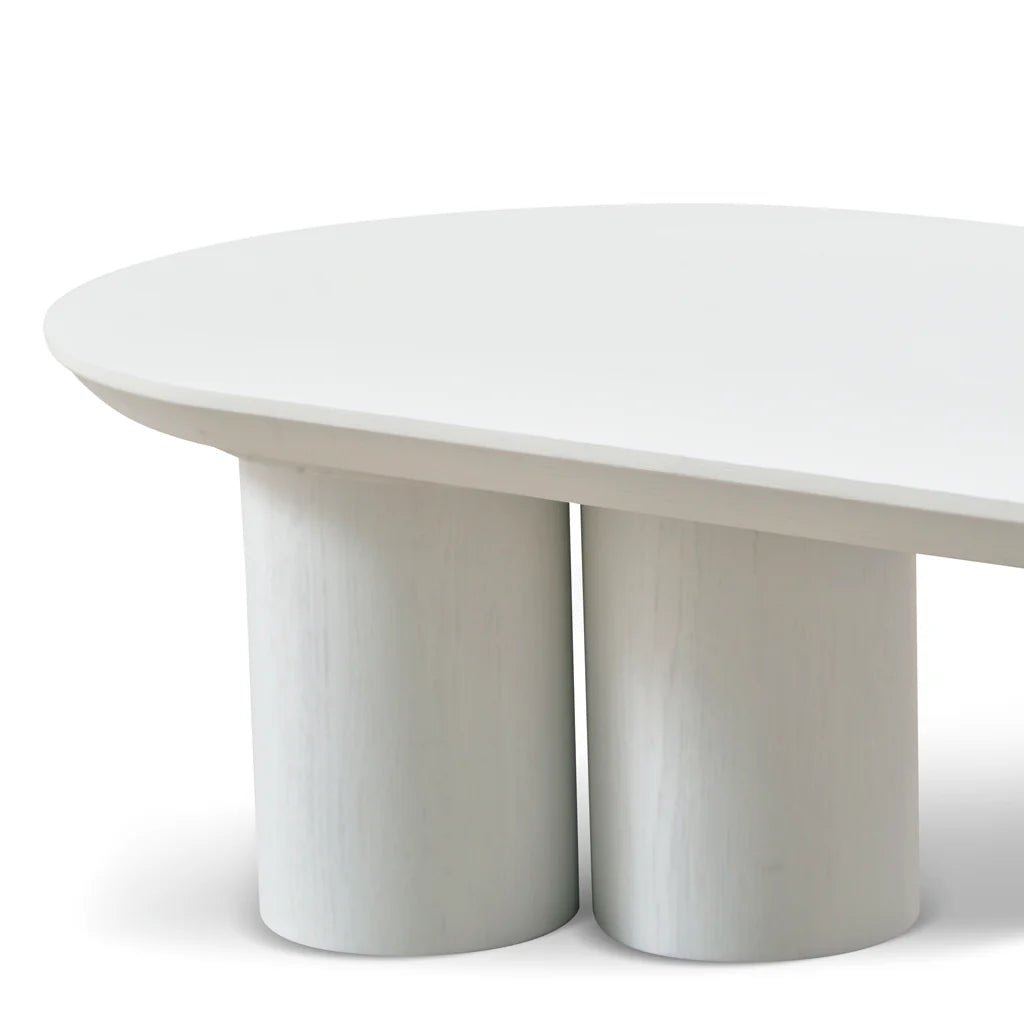 Mortise Coffee Table - White