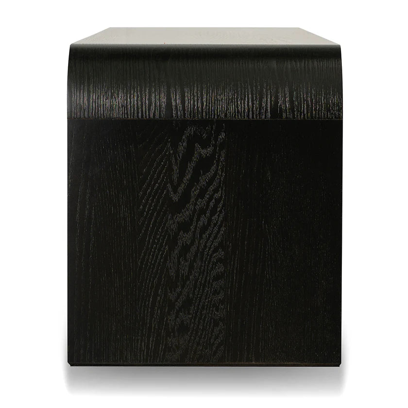 Noir Vista TV Entertainment Unit 2m- Textured Espresso Black