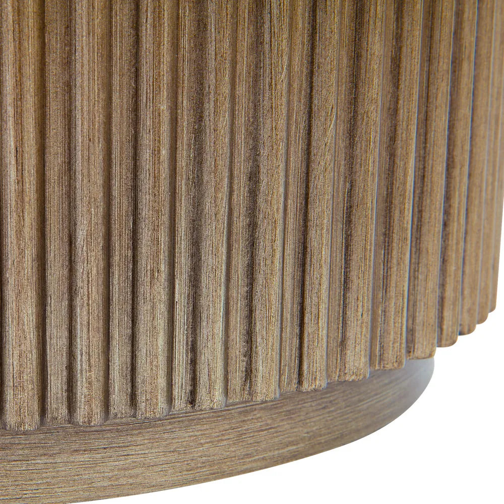 Nomad Antique Gold Round Side Table