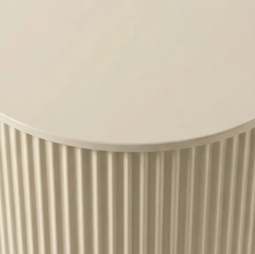 Nomad Cream Round Side Table