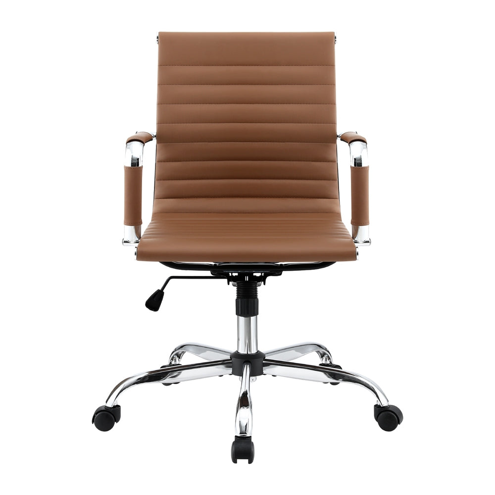 Conference PU Leather Office Chair PU - Brown