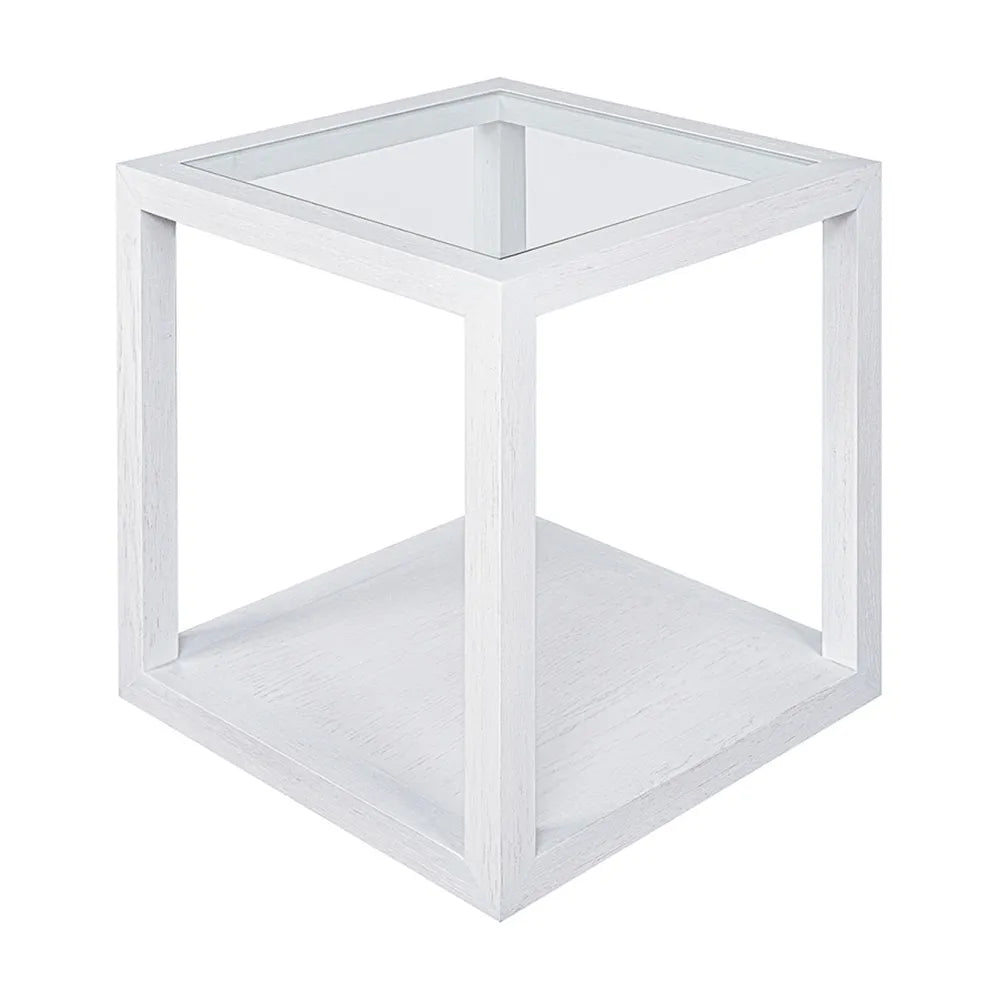 Sadie Square Side Table - Medium White