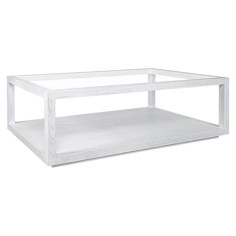 White Rectangle Coffee Table