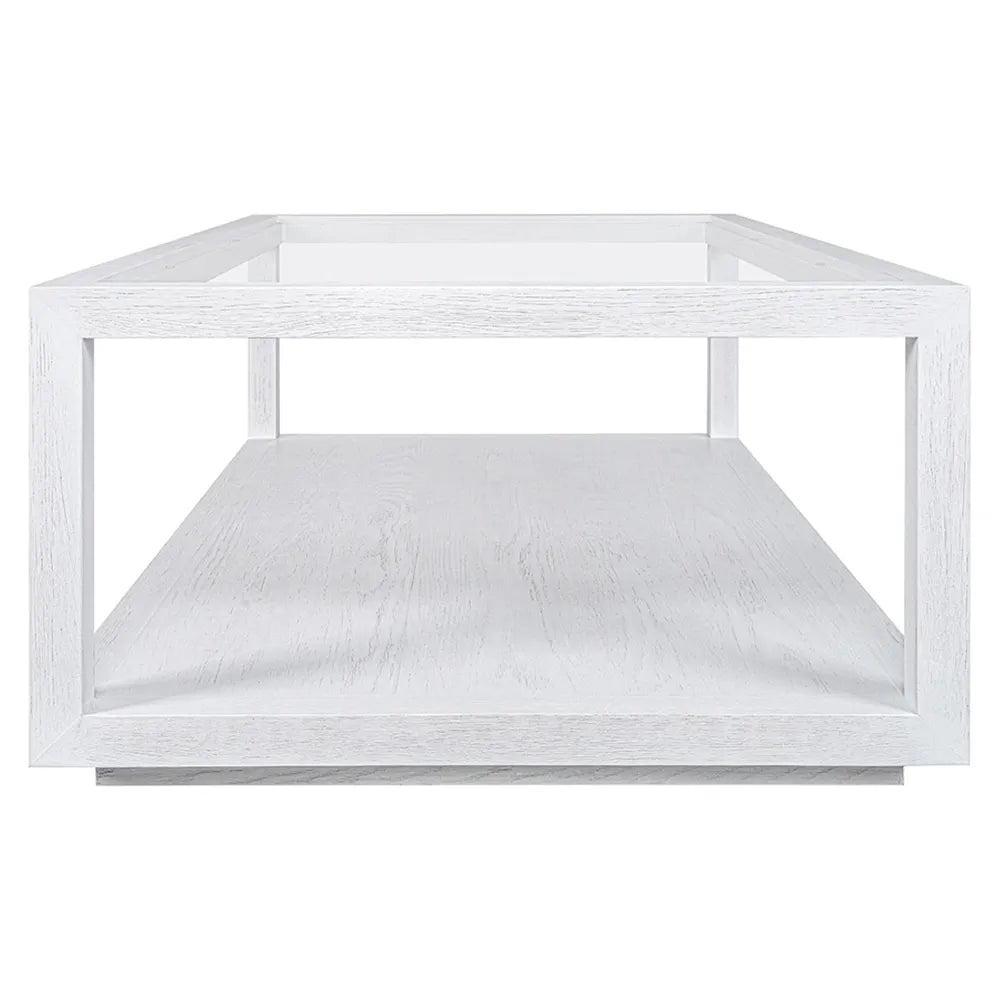 Sadie Rectangle Coffee Table - White