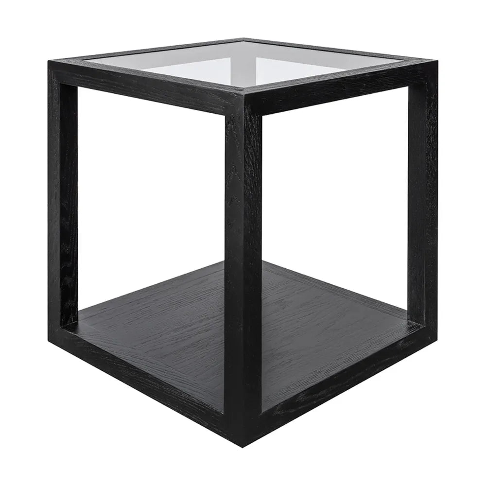 Sadie Square Side Table - Medium Black