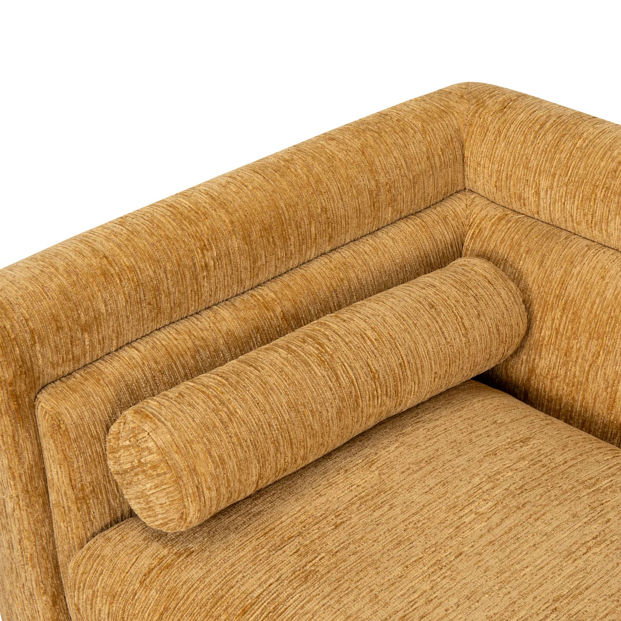 Sandora 3-Seater Fabric Sofa - Yellow Sand