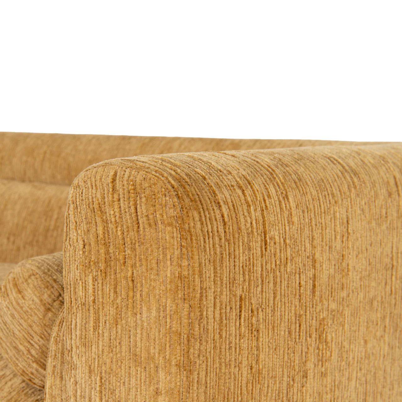 Sandora 3-Seater Fabric Sofa - Yellow Sand