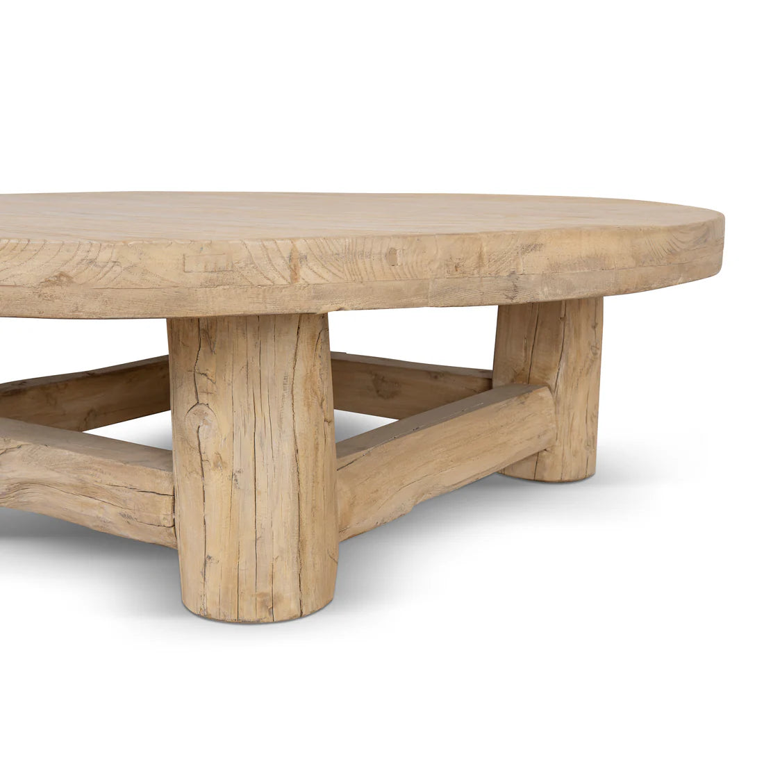 Sanctuary Elm Round Coffee Table - Natural