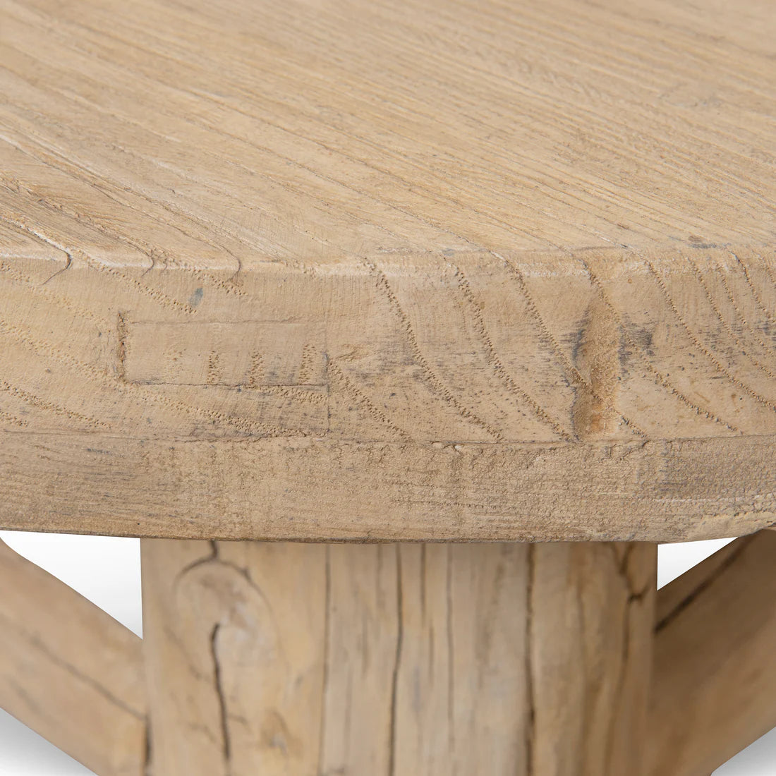 Sanctuary Elm Round Coffee Table - Natural