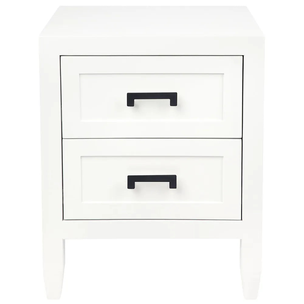 Soloman Bedside Table - Small White