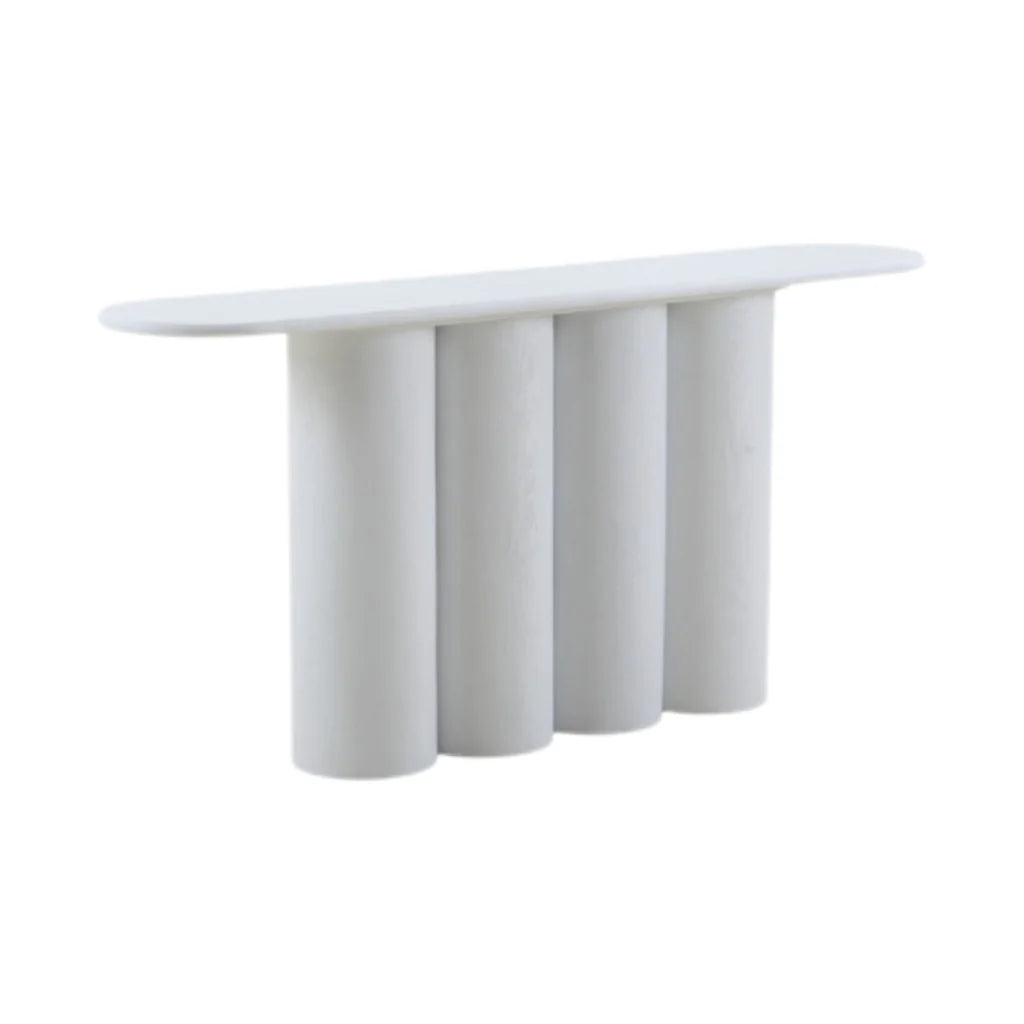 The Settler Console Table - Full White