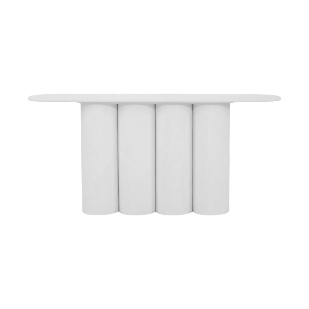 The Settler Console Table - Full White