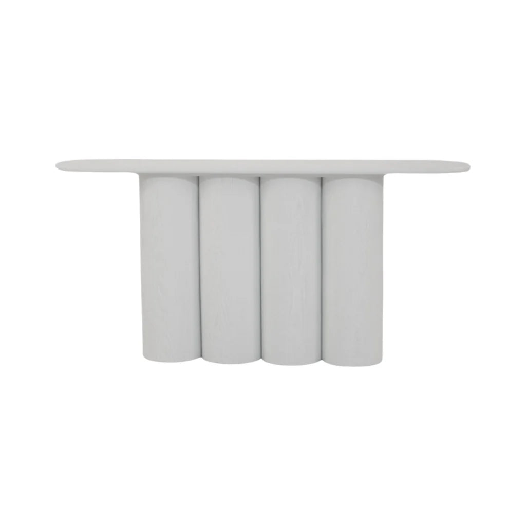 The Settler Console Table - Full White