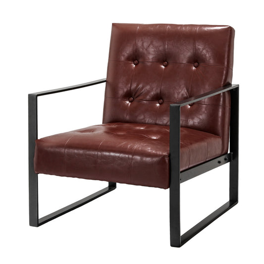 The Mercer Accent Armchair - Brown