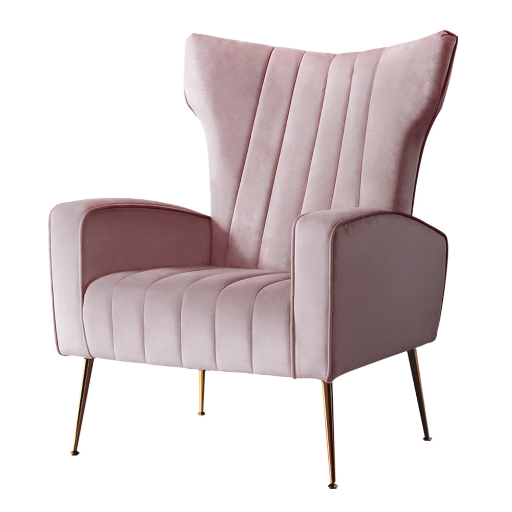 Kate Accent Velvet Armchair -