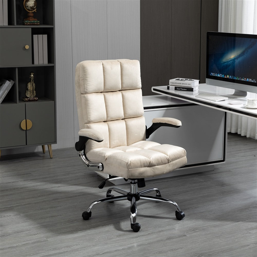 Marjorie Velvet Ergonomic Swivel Adjustable Office Chair