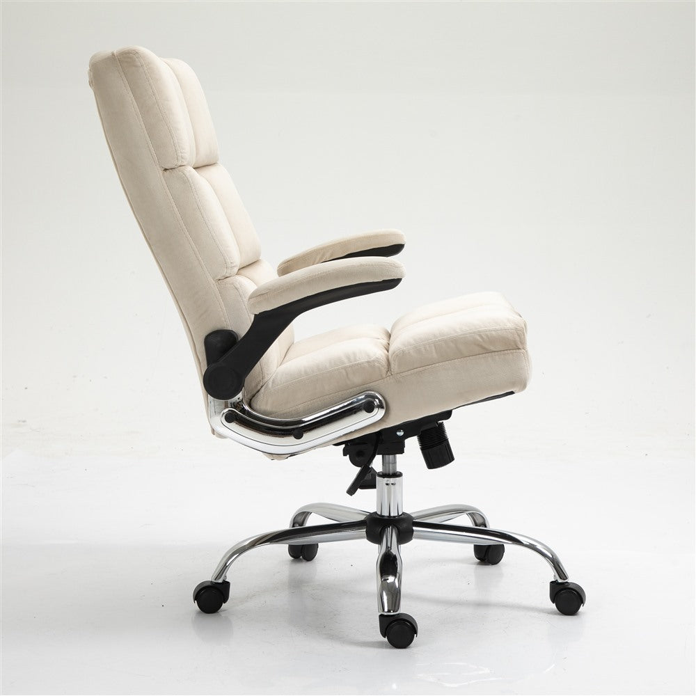 Velvet Ergonomic Swivel Adjustable Office Chair