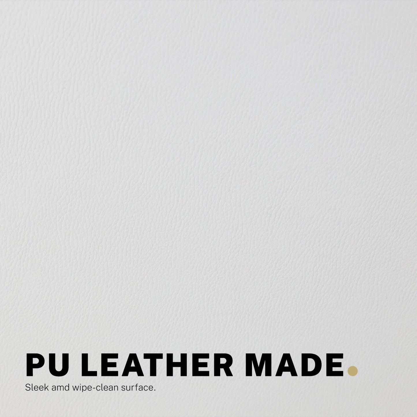 La Bella Office Desk Chair | PU Leather Home Office Swivel Chair Computer Seat WHITE