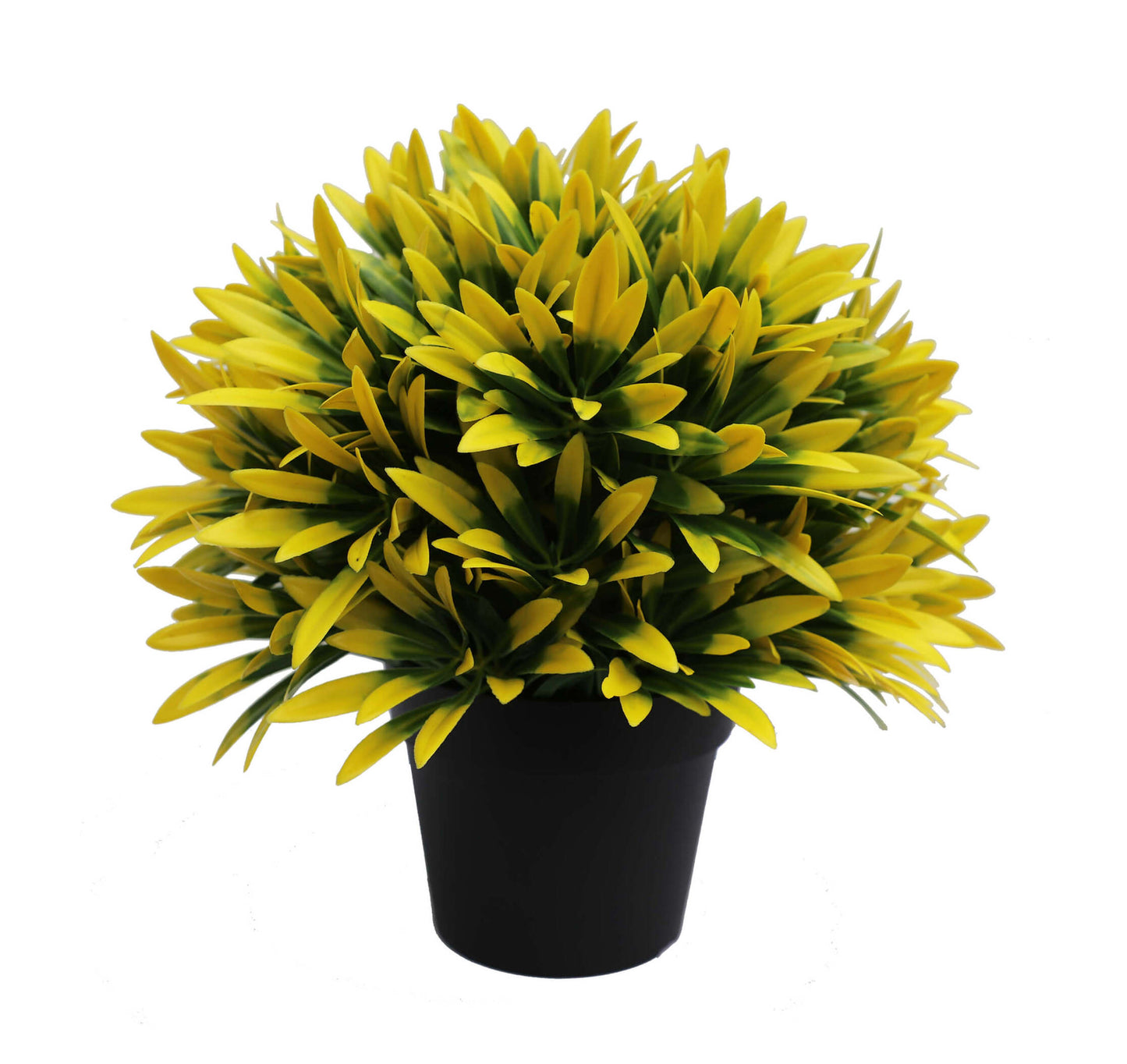 Small Potted Artificial Decorative Yellow Lily Plant