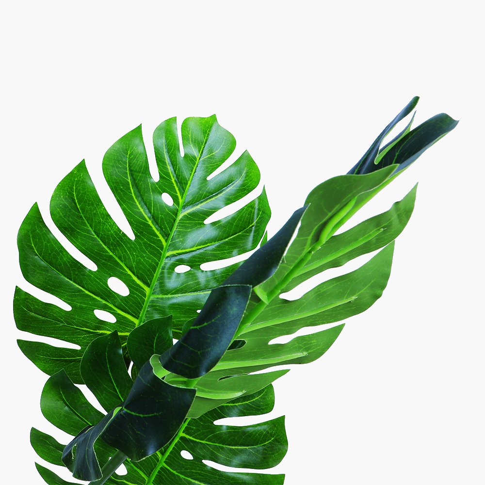 Faux Artificial Home Decor Potted Monstera Plant 120cm