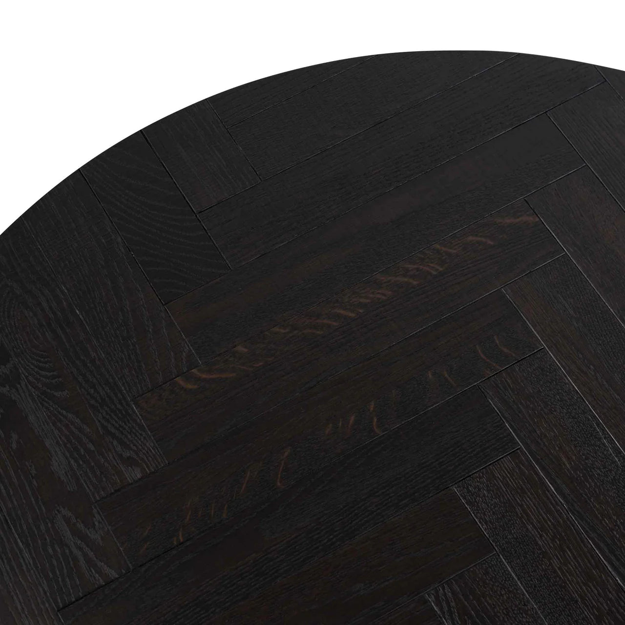 Wilma Round Coffee Table - Peppercorn and Brass